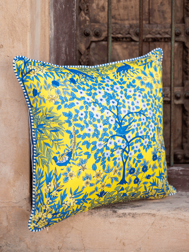Set of 6 - Vrindavan Cushion Covers - 16 Inch
