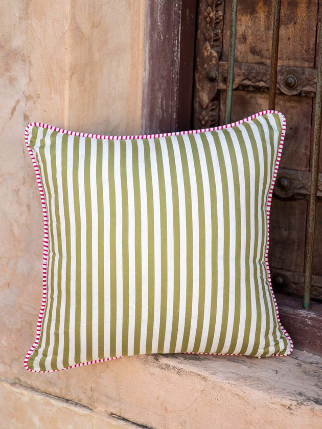 Madhav Cotton Cushion Cover - 16 Inch