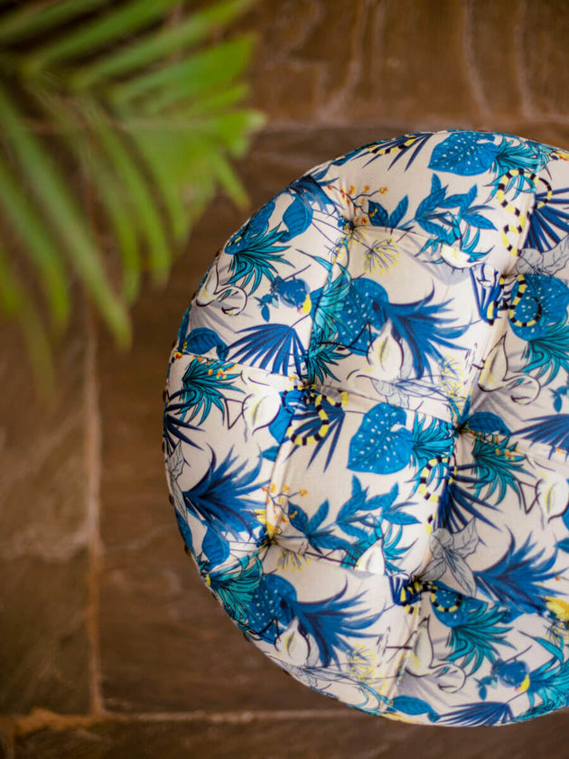 Oasis Tufted Ottoman - Pinklay