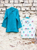 Samar Kurta Pajama Jacket Set of 3 - Pinklay