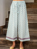 Falak Block Printed Palazzo Pants - Pinklay