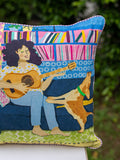 Sing a Song, Dear Friend Cushion Cover - 16 Inch