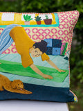 Always Stretching for Love Cushion Cover- 16 Inch