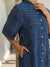 Keya Indigo Cotton Tunic Set | Pinklay