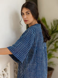 Keya Indigo Dabu Cotton Tunic