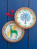 Deer Safari Wooden Coasters | Pinklay