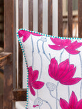 Unnati Block Printed Cotton Cushion Cover - 12 Inch