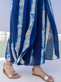 Indigo Horizon Indigo Wrap-around Palazzo Pants - Pinklay