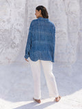 Indigo Stripes Modal Shirt - Pinklay