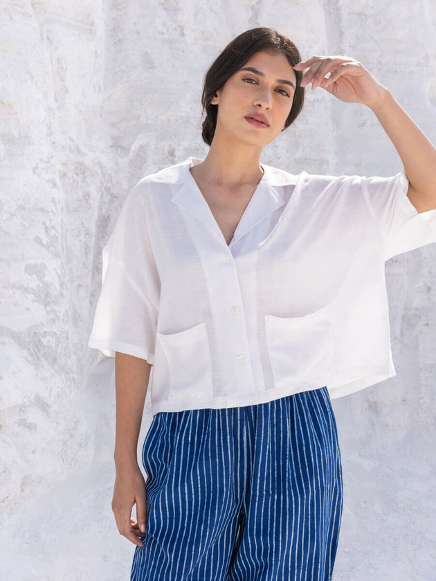 Set of 2 - Neptune Crop Top and Pants - Pinklay