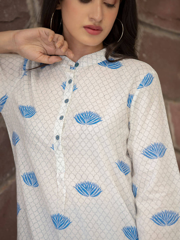 Ira Cotton Kurta | Pinklay