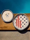 Set of 2 - Izumi Ceramic Platters - Pinklay