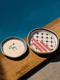 Set of 2 - Izumi Ceramic Platters - Pinklay