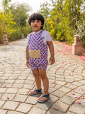 Splashy Whale Organic Cotton Dungarees | Pinklay
