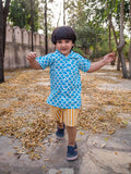 Ocean Splash Organic Cotton Shirt | Pinklay