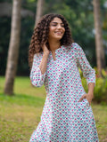 Mahika Cotton Long Kurta - Pinklay