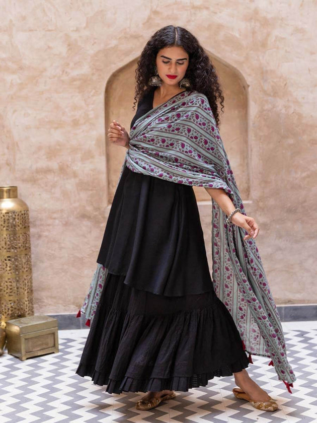 Mithya Kurta, Skirt and Dupatta | Pinklay
