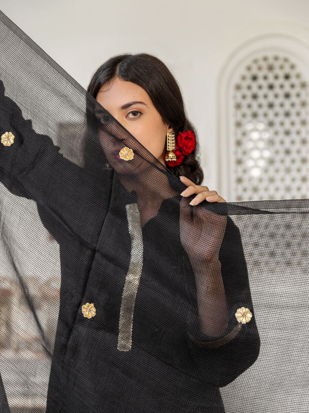 Nisha Embellished Dupatta - Pinklay