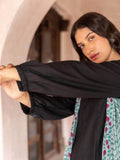Set of 2 - Black Asymmetrical Top and Lantern Pants | Pinklay