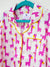 Pink Giraffe Organic Cotton Top & Pyjama Set - Pinklay