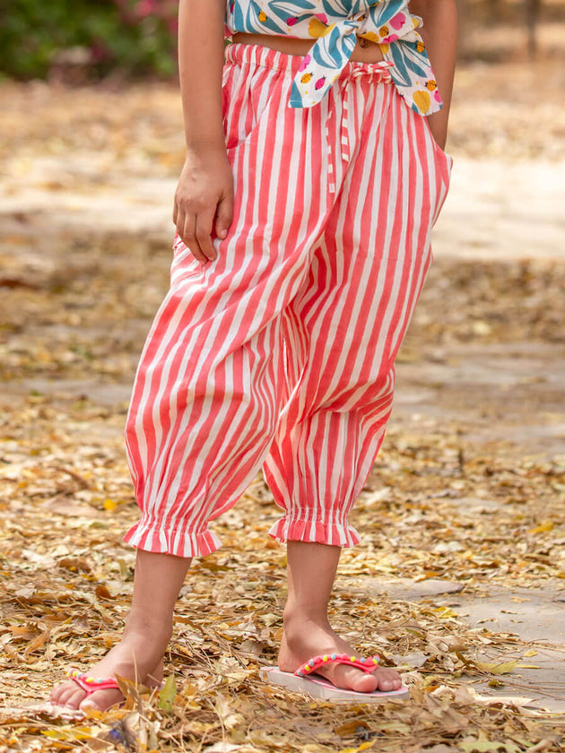 Pink Stripes Comfort Pants | Pinklay