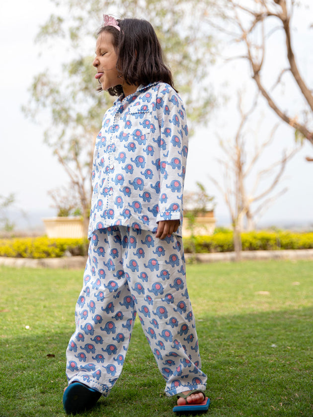 Appu Organic Cotton Top & Pyjama Set - Pinklay