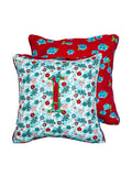 Letter I Cotton Cushion Cover - 12 Inch - Pinklay