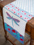Dragonfly Hand Block Print Cotton Table Runner - Pinklay