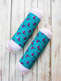 Flamingo GOTS Certified Organic Cotton Cot Bedding Set of 5 - Pinklay