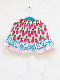 Ananaas Double Layered Organic Cotton Skirt - Pinklay