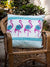 Flamingo Block Printed Cotton Cushion Cover - 24 Inch - Pinklay