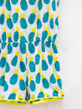 Ananaas Organic Cotton Jumpsuit with Pompoms - Pinklay