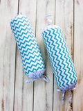 Chevron Organic Cotton Infant Bolster - Set of 2 - Pinklay