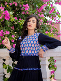 Noor Quilted Anarkali Jacket Dress - Pinklay