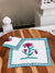 Set of 2 - Onam Floral Block Printed Waffle Face Towels - Pinklay