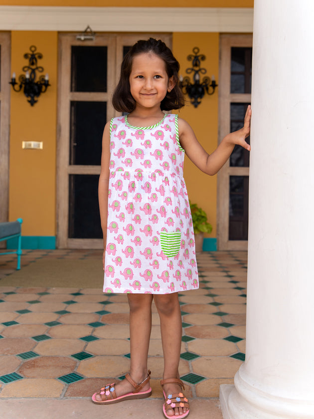 Appu Everyday Dress With Pocket - Pinklay