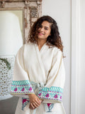 Pinar Waffle Cotton Bath Robe - Pinklay