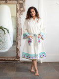 Pinar Waffle Cotton Bath Robe - Pinklay