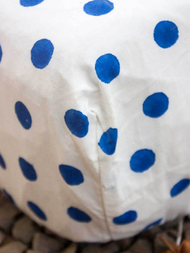 Polka Cotton Cot/Crib Fitted Sheet - Pinklay