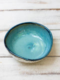 Ocean Uneven Round Ceramic Bowl - Large - Pinklay