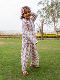 Unicorn Organic Cotton Top & Pyjama Set - Pinklay