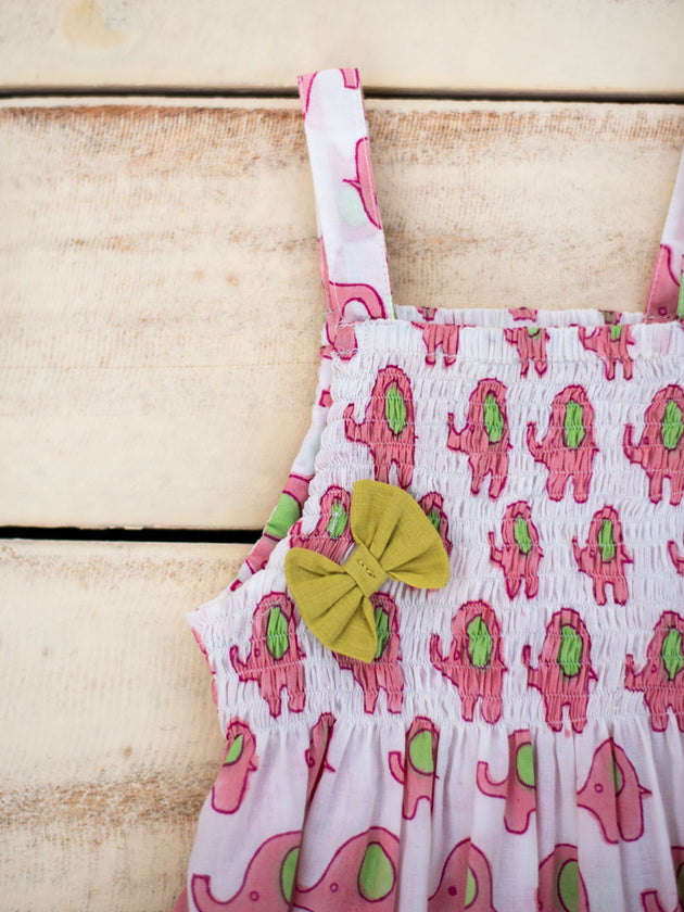 Appu Organic Cotton Romper - Pinklay