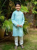 Blue Sky Organic Cotton Long Kurta - Pinklay