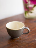 Charcoal Hand-Thrown Ceramic Cup - Pinklay