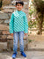 Jhankar Shirt Kurta with Roll Up Sleeves - Pinklay