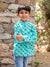 Jhankar Shirt Kurta with Roll Up Sleeves - Pinklay