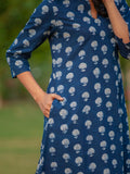Nightfall Cotton Long Kurta - Pinklay