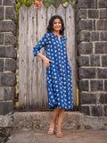 Nightfall Cotton Long Kurta - Pinklay