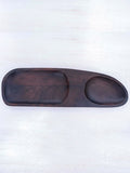 Petrichor Hand Carved Solid Wood Platter - Pinklay
