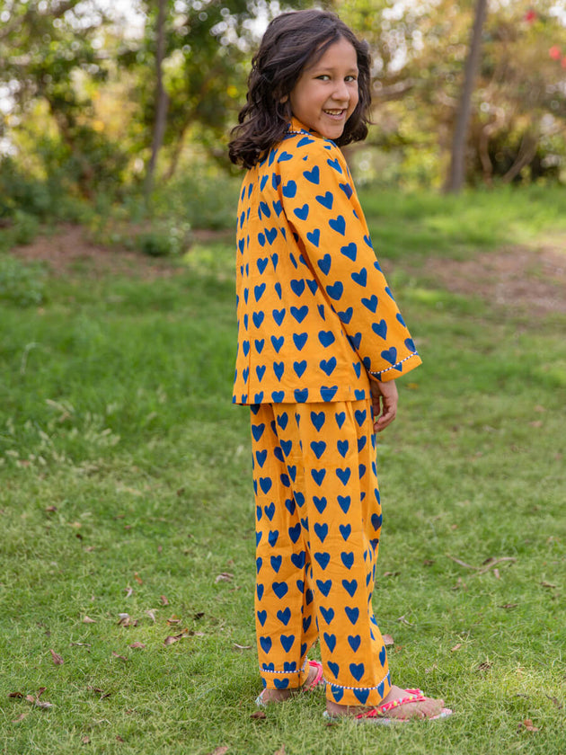 Sweet Dreams Organic Cotton Top & Pajama Set - Pinklay